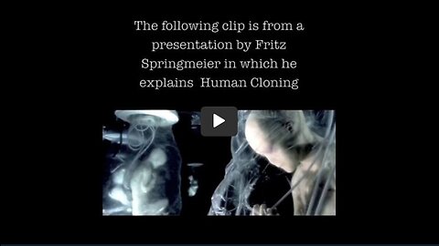 CLONING & HOW IT WORKS — CLONING FACTORIES by DARPA (CIA)