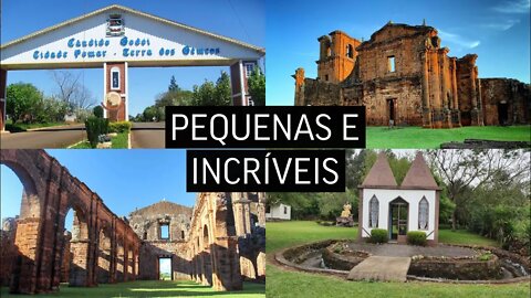 CIDADES PEQUENAS no RIO GRANDE DO SUL que você precisa conhecer -visitei minha mana *parte 01