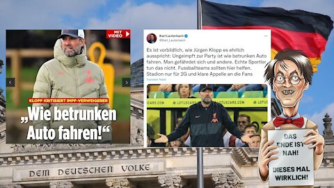 Jürgen Klopp kritisiert Impfverweigerer und Karl Lauterbach applaudiert!