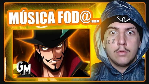 Olhos de Falcão | Dracule Mihawk (One Piece) | Geek Mafia - Benja | REACT // LÉO MURIEL