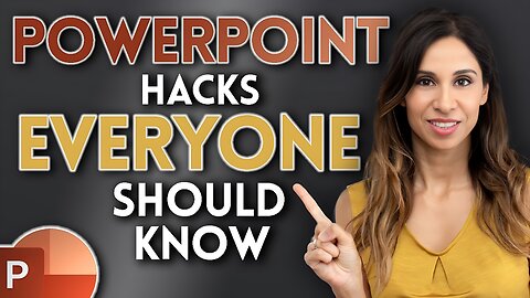 Do you know these 5 PowerPoint Hacks?