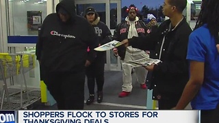 Holiday shoppers hit the stores