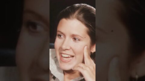 Carrie Fisher Describes the STAR WARS Chasm Swing with Mark Hamill #Shorts #YouTubeShorts