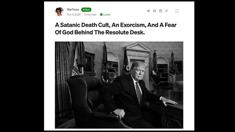 A Satanic Death Cult, An Exorcism, And a Fear of God Behind the Resolute Desk
