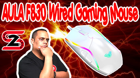 Unboxing & Reviewing AULA F830 Wired Gaming Mouse
