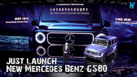 Mercedes Benz G580 with EQ Technology presented at Auto China 2024