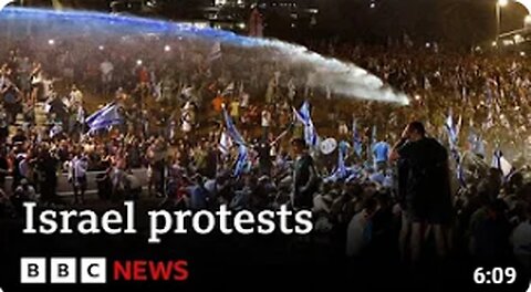 Israel judicial reform: Crowds confront police as key law passed - BBC News