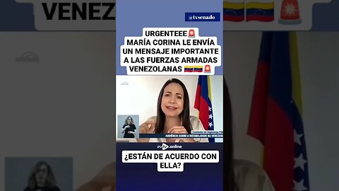 MCM envía mensaje a las Fuerzas Armadas #Venezuela