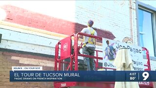 New downtown mural celebrates El Tour de Tucson