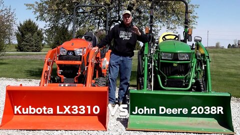 Fair Comparison? Kubota LX3310 vs John Deere 2038R Round #0