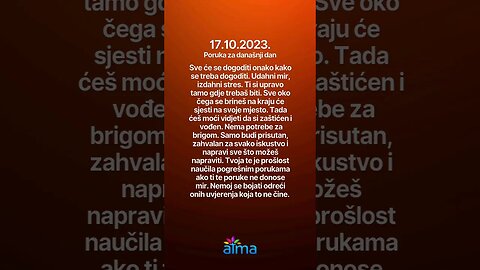 ATMA Poruka za današnji dan 17.10.2023. #inspiracija #porukadana #mudrost #motivacija