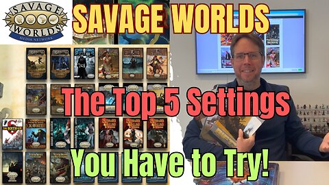Top 5 Savage Worlds Settings Ranked!