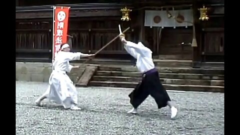 Kukishin Ryu Bojutsu at Kumano Hongu Taisha 2006 ・ 熊野本宮大社で九鬼神流棒術の演武 平成１８