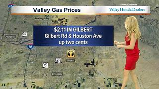 How much is gasoline around the Valley?