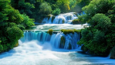 Relaxing Fantasy Music - Peaceful Waterfalls | Sleep, Rest, Peace ★65