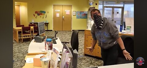 Library Employee Loses His Mind
