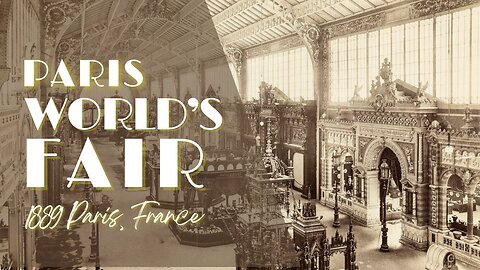 Fantastical! 1889 Paris World's Fair Featuring New Technology