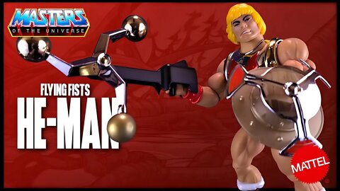 Mattel Masters of the Universe Origins Flying Fists He-Man Figure @The Review Spot