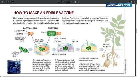 Tom Renz: It’s Confirmed They’re Vaccinating Us With mRNA Through The Food