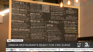 Omaha restaurants ready for CWS surge