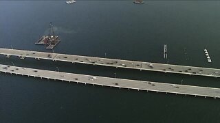 Southbound lanes of Howard Frankland Bridge reopen