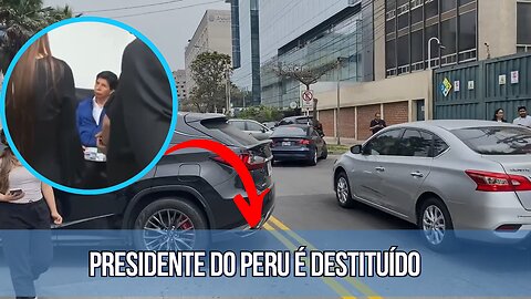 Presidente do Peru preso por tentativa de golpe