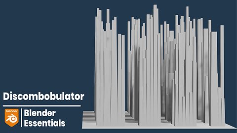 How to make a cityscape with the Discombobulator add-on in Blender 4.0 #3dmodeling #cityscape