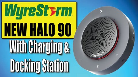 [2021] Wyerstorm NEW Halo 90 Speakerphone Conference Charging Station