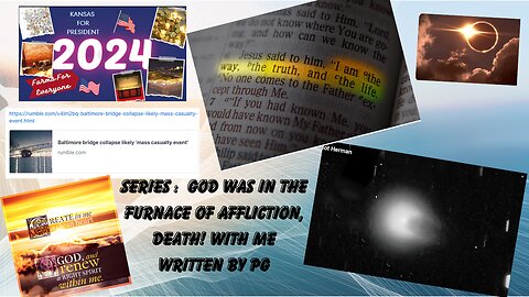 Editd 2hr Honesty Series God Was In The Furnace of Affliction, Death! With Me Written By PG