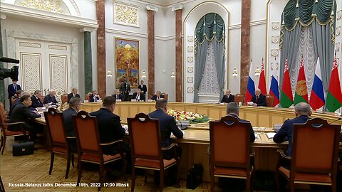 Russia - Belarus talks in expanded format, Minsk 19th December 2022 video and transcript