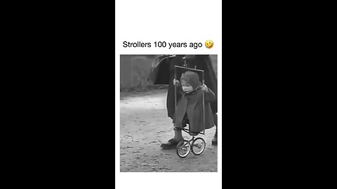 Strollers 100 years ago😂