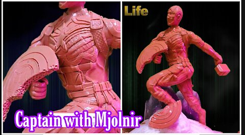 Sculpture Captain America - Maver || Art Of Life