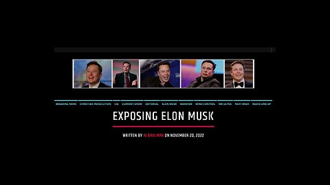 Exposing Elon Musk
