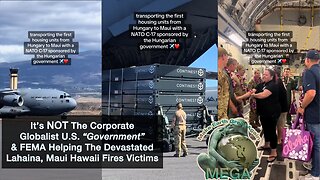 It’s NOT The Corporate Globalist U.S. "Government" & FEMA Helping The Devastated Lahaina, Maui Hawaii Fires Victims