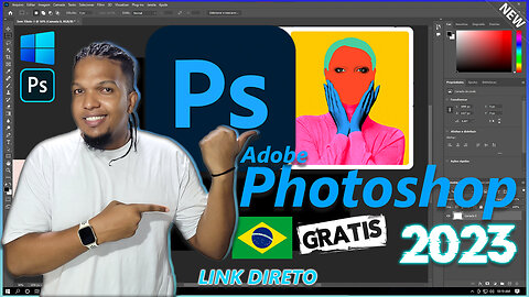 🔵Como Baixar e instalar Adobe Photoshop 2023 Pt-BR (Multilinguagem) + Ativação Automática