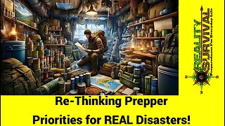 Rethinking Prepper Priorities For Real Disasters!