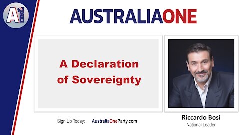 AustraliaOne Party - A Declaration of Sovereignty