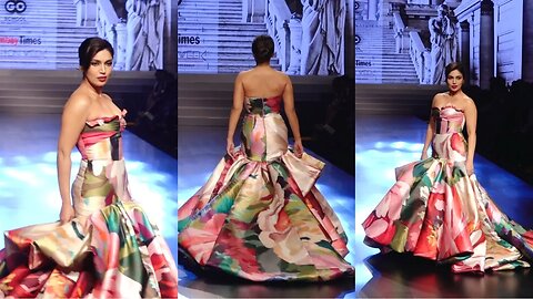 Bhumi Pednekar Ramp Walk At Bombay Times Fashion Week 2023