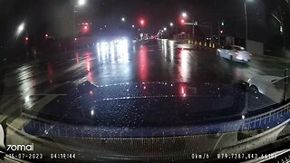 Vehicle Runs Red Light