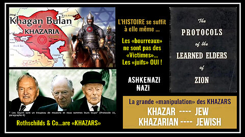 Les KHAZARS. Les bourreaux ne sont pas les victimes... Les vrais Juifs OUI ils en sont ! (Hd 720) Autres liens au descriptif.