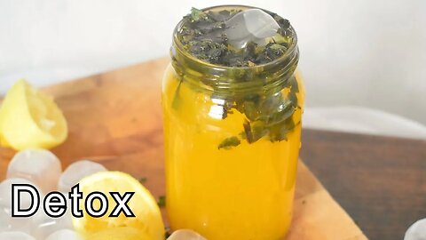 Refreshing Turmeric Mint Lemonade - Easy Anti-Inflammatory Detox Drink Recipe