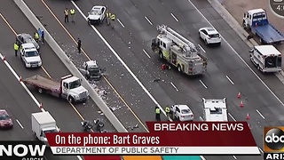 Multi-car crash in Scottsdale on Loop 101 and Cactus Road