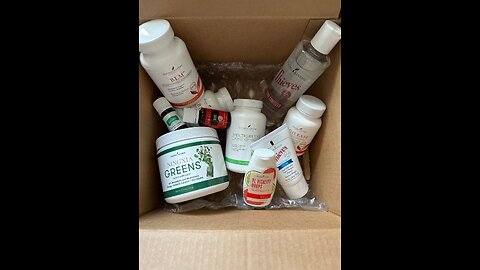Unboxing a Young Living Order