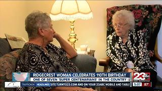 Ridgecrest woman celebrates 110th birthday