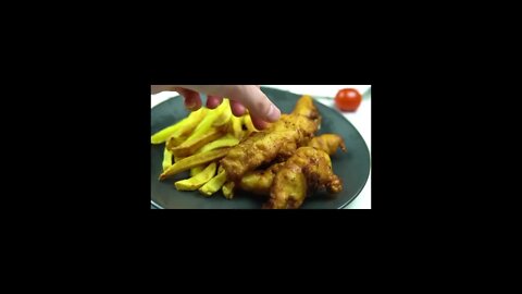Simple Fish and Chips Recipe #shorts