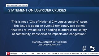 Organizers cancel National City cruises