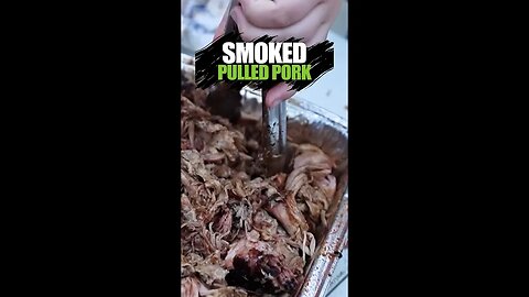 Put this SMOKED PULLED PORK in your mouth! 🐖