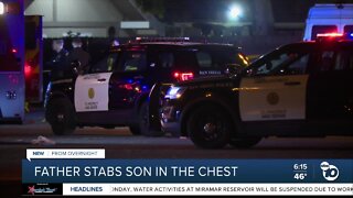 Father stabs son in chest during altercation