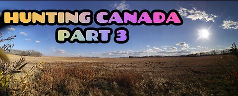 Goose/Duck Hunting Saskatchewan Canada Day 2. Part 3 of 4 Guided Waterfowl Hunt