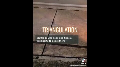 Gang-stalking in Action : The TikTok Edition on YouTube : Triangulation